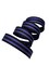 Purple and Black Stripe Webbing (March bee box) 1” Seatbelt Webbing